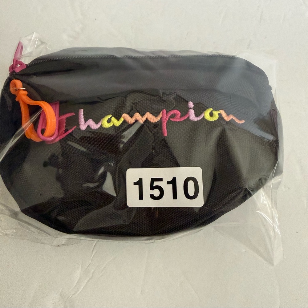 Champion Black Waist Bag with Colorful Logo Little Girls - Picture 6 of 6